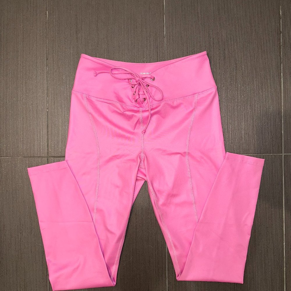 Year of Ours Pink Leggings, size Medium